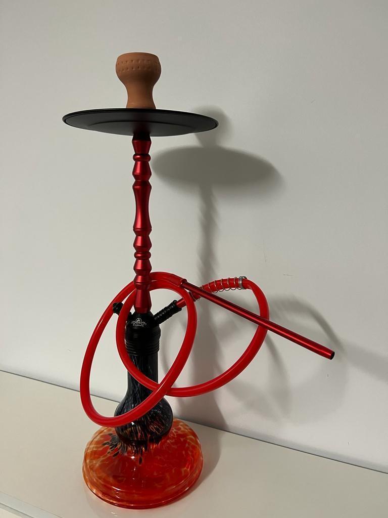 55cm Luxury Modern Glass Hookah - Hookah set (Colour: Red) –  Cheapsmokesaustralia